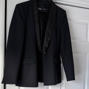 Zara Womens Tuxedo Blazer